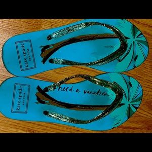Kate Spade flip flops NEW
